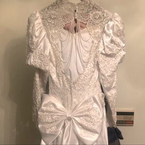 Vintage Beaded Wedding Gown